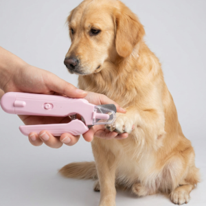 2-in-1 LED Electric Pet Nail Clipper and Nail File for Dogs & Cats