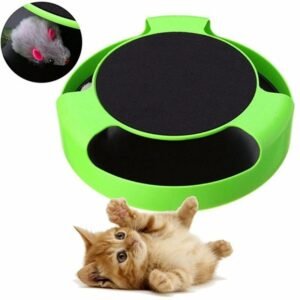 Alternative view of Interactive Running Mouse Cat Toy with Scratch Pad