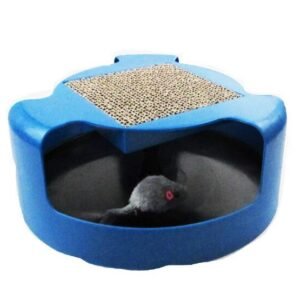 Interactive Running Mouse Cat Toy with Scratch Pad