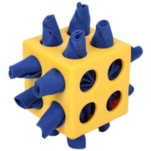 Portable Sniffing Cube Interactive Dog Training & Treat Puzzle Toy